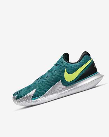 Nike Court Air Zoom Vapor Cage 4 Rafa Negros Blancos Verdes | MX 4513